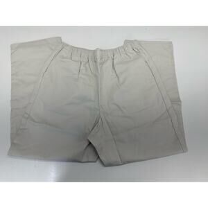 Appleseeds Womens Pants Size 16 Petite Stone Elastic Waist Pull On